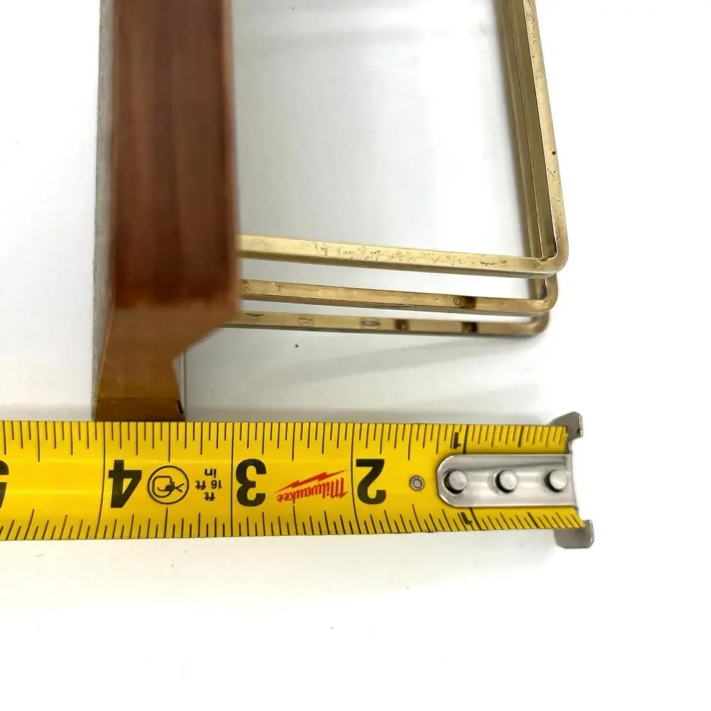Vintage Park Sherman solid walnut letter holder